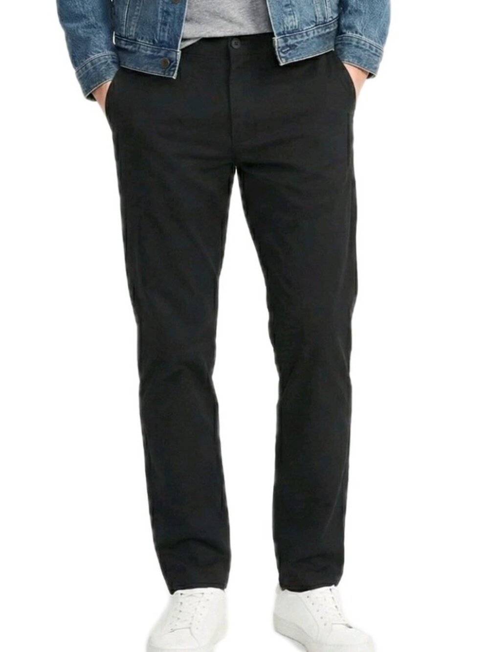 Weatherproof Men's Straight Stretch Tech Pant Flex Waistband, Black Size 34x30